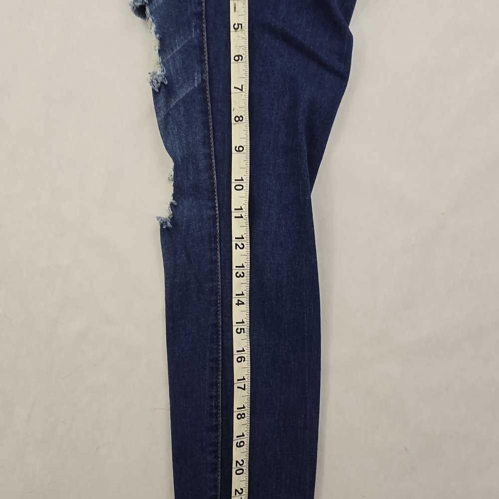 Thread & Others Jeans 3/26High Rise Button Fly Distressed Stretch Ankle Skinny - Picture 7 of 9
